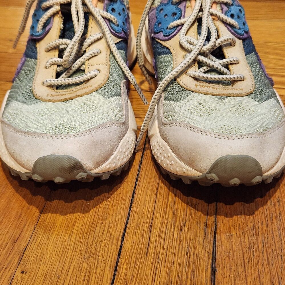 Flower Mountain Kotetsu Sneakers Multicolor Grn Anthropologie Free People Sz 7.5 - Picture 10 of 13
